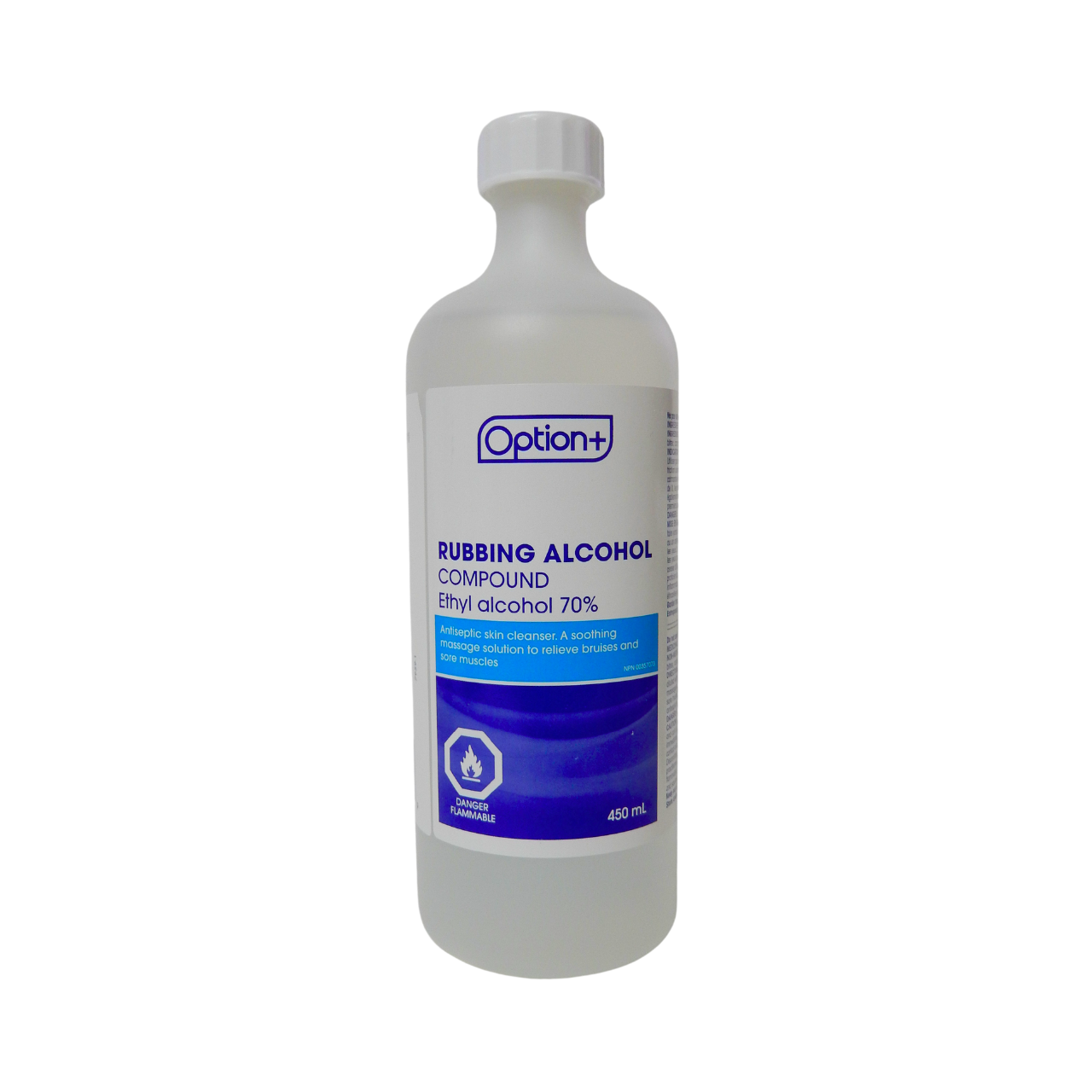 Option+ Rubbing Alcohol Compound 70% | 450 ml