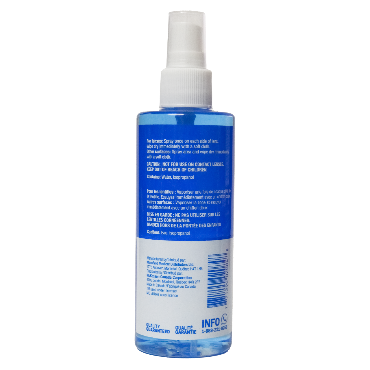 Option+ Anti-Fog Glasses Cleaner Spray | 112 mL