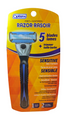 Option+  Razor - 5 Blades - Sensitive Skin Formula  | 2 Cartridges + 1 Razor