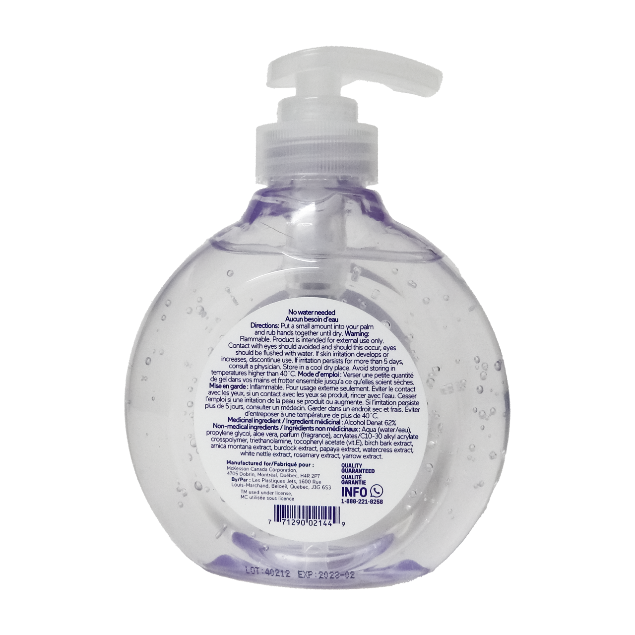Option+ Instant Hand Sanitizer, Wildberries Scent | 250 mL