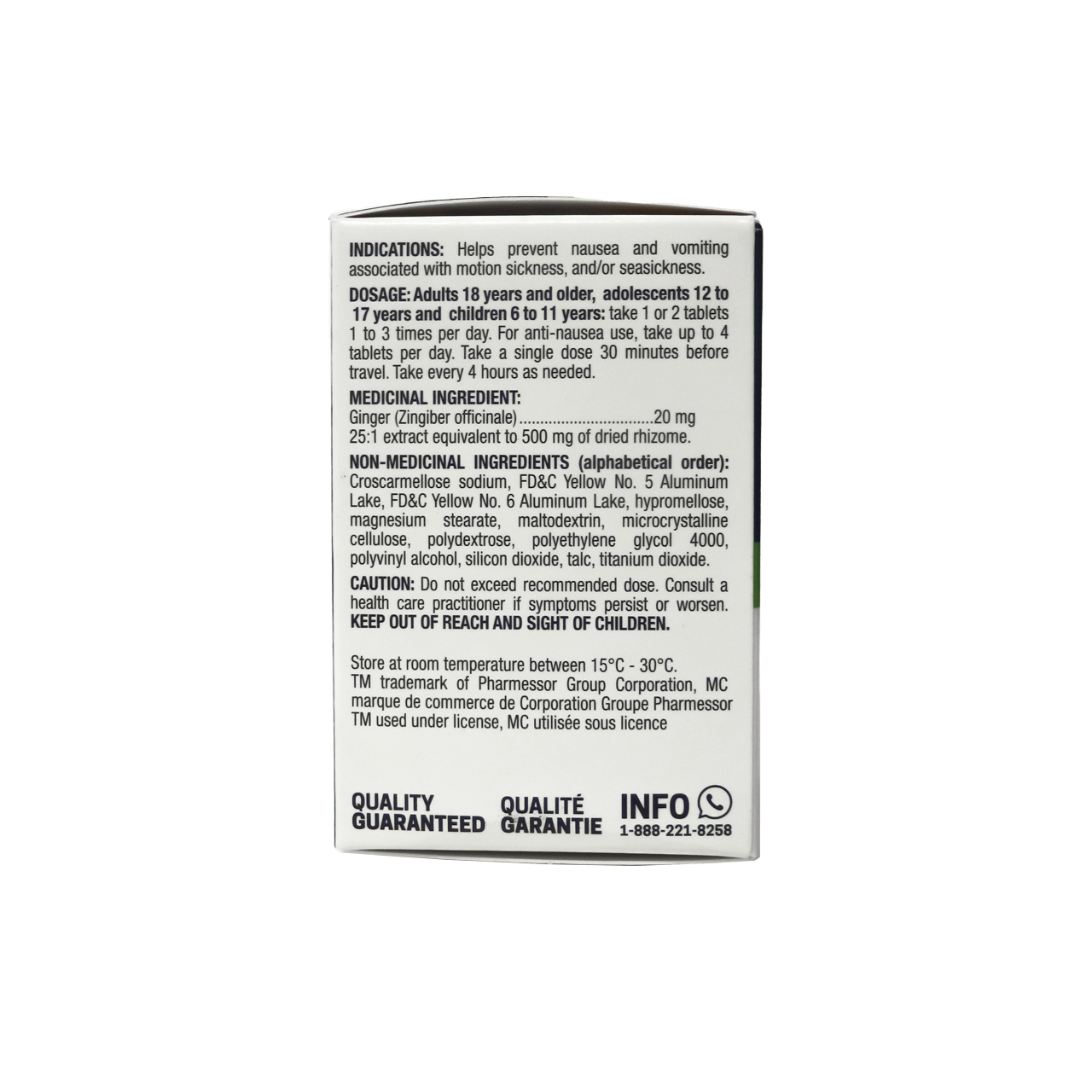 Option+ Ginger Anti Nauseant Tablets | 30 Tablets