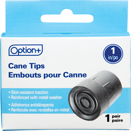 Option+ Cane Tip - 1 Pair | 1"