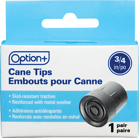 Option+ Cane Tip - 1 Pair | 3/4"