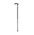 Option+ Telescopic Aluminium Cane with T-Hook Handle | Black
