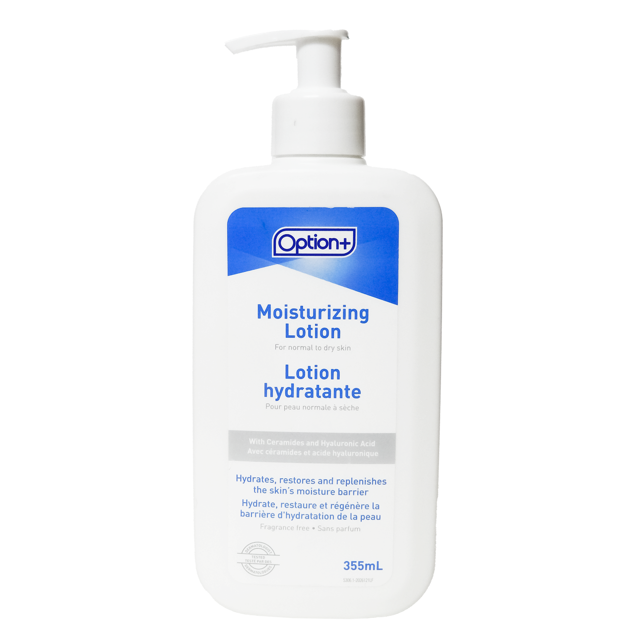Option+ Moisturizing Lotion - Normal to Dry Skin | 355 mL
