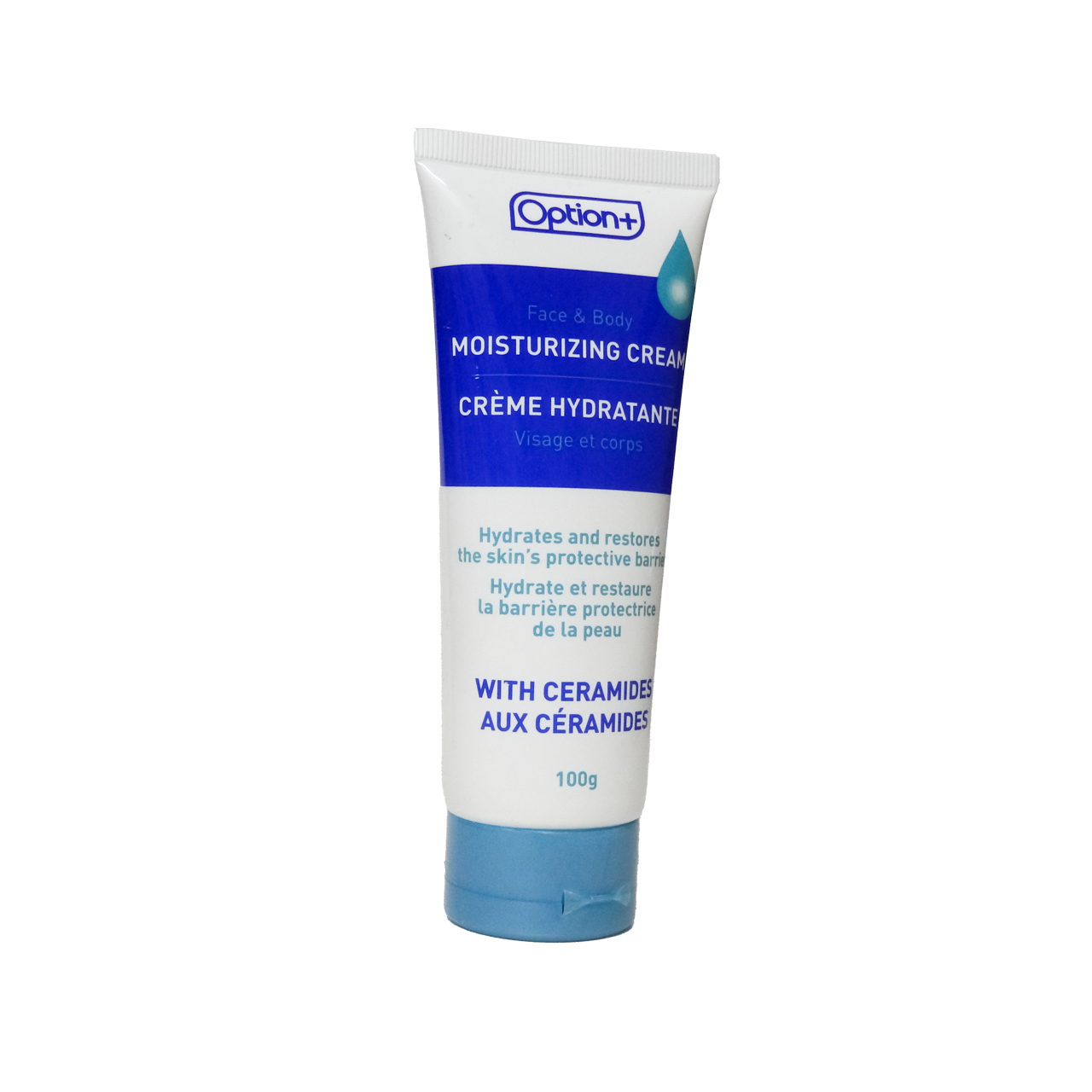 Option+ Face & Body Moisturizing Cream with Ceramides | 100 g