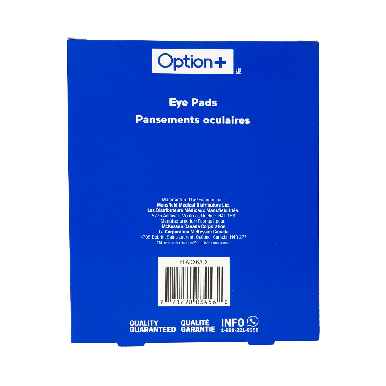Option+ Oval Eye Pads 8 cm x 6 cm | 6 Pads