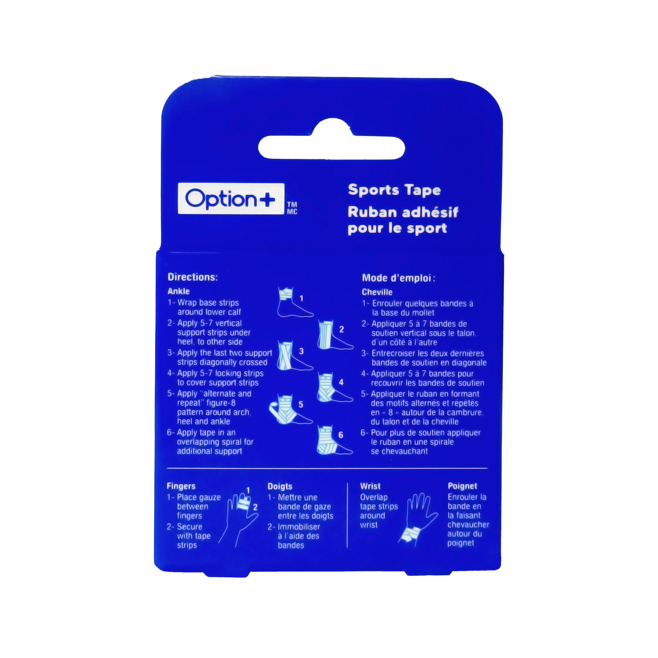 Option+ - Sports Tape 3.8 cm x 13.7 m | 1 Roll