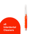 Option+ Interdental Cleaners, Ultra Tight Spacing | 8 Brushes