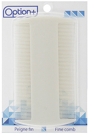 Option+ Double Sided Hair Comb for Lice Treatment
