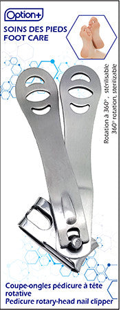 Option+ Pedicure Rotary Head Nail Clipper