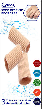 Option+ Gel & Fabric Tubes | 3 Pack - Medium