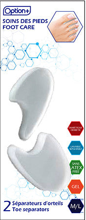Option+ Toe Separators | 2 Pack - Medium
