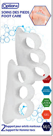 Option+ Support for Hammer Toes | 2 Pack