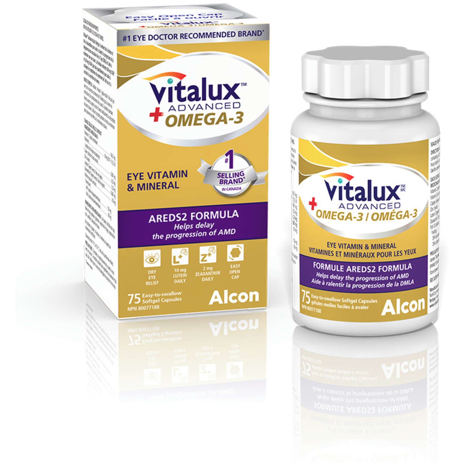 Vitalux Adv+Omega 3 Caps  75