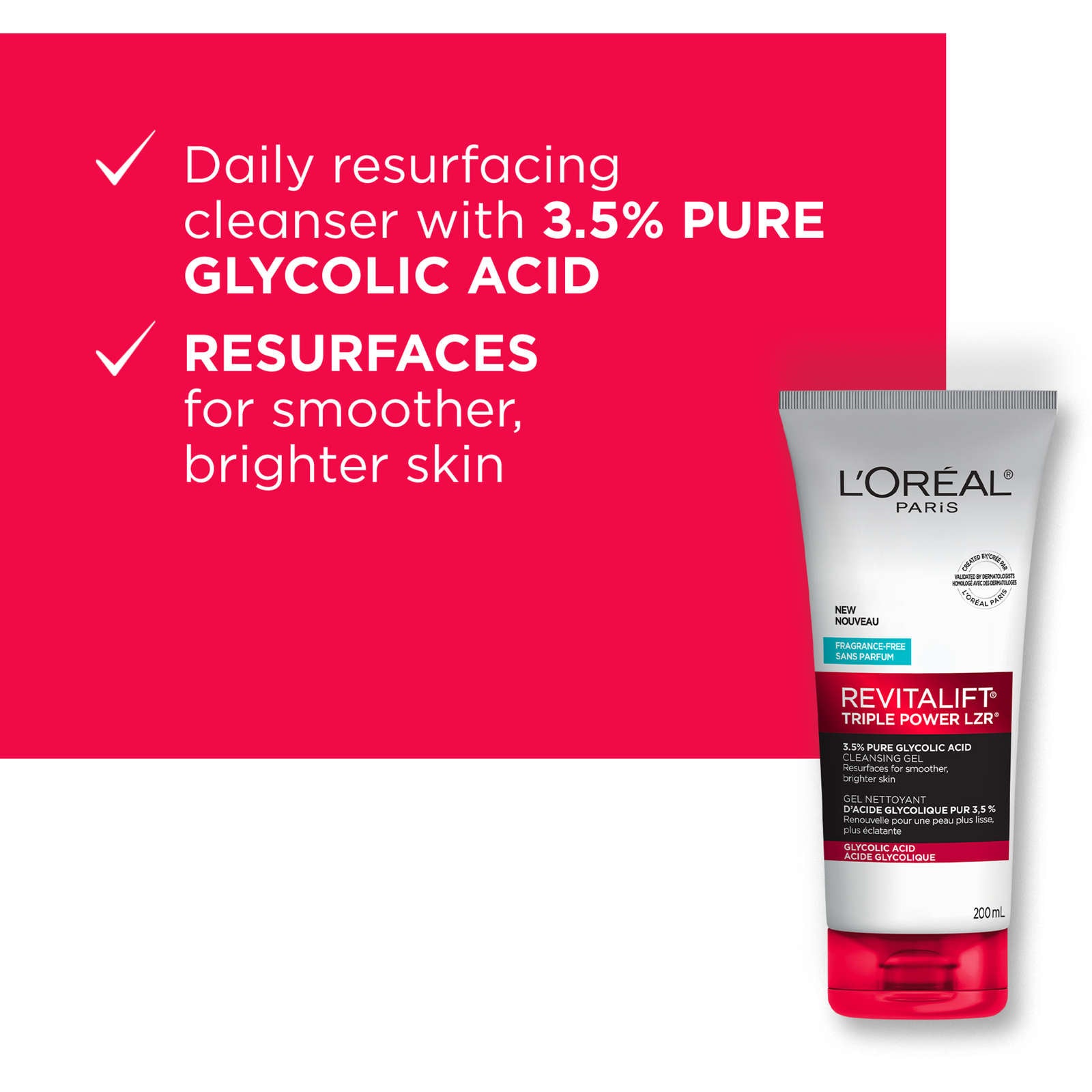 Face Wash Cleanser 3.5% Pure Glycolic Acid