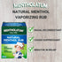 Natural Menthol Rub Ointment, Vapourizing Rub, Cough Suppressant & Nasal Decongestant