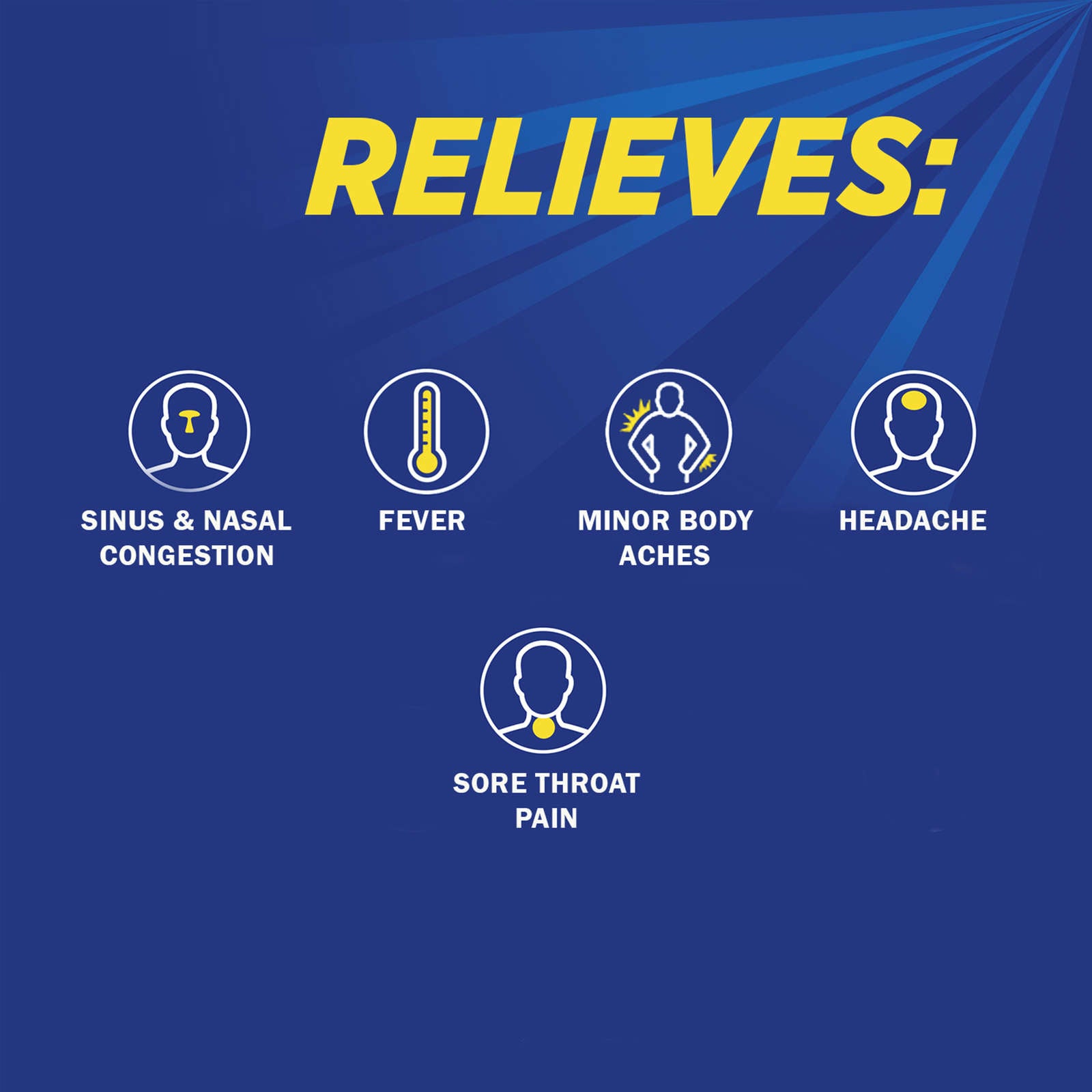 NeoCitran Cold & Congestion Hot Liquid Medication Non-Drowsy Extra Strength Lemon 10 pack
