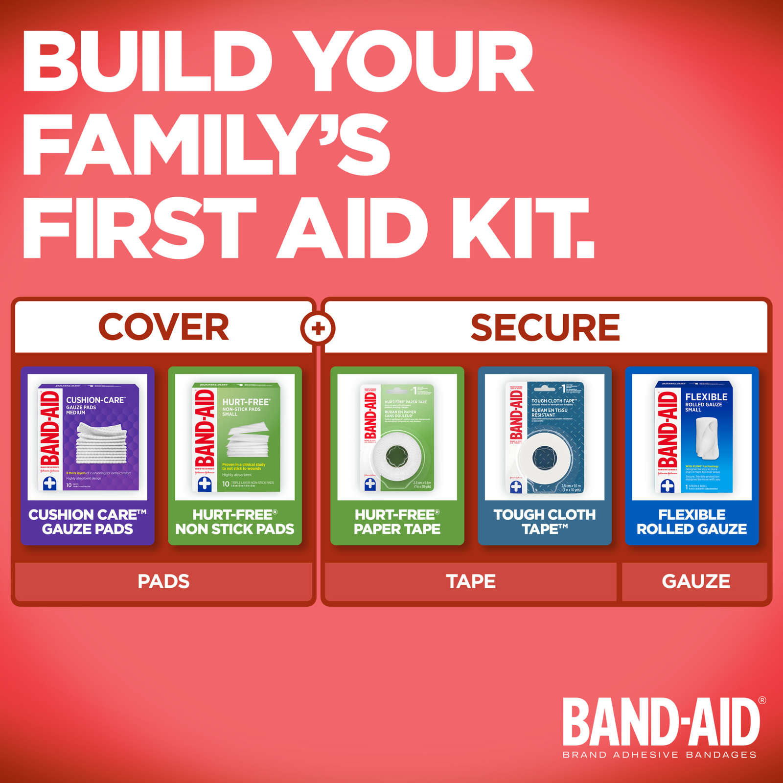 First Aid Cloth Tape, 2.5 Centimetres by 9.1 Metres