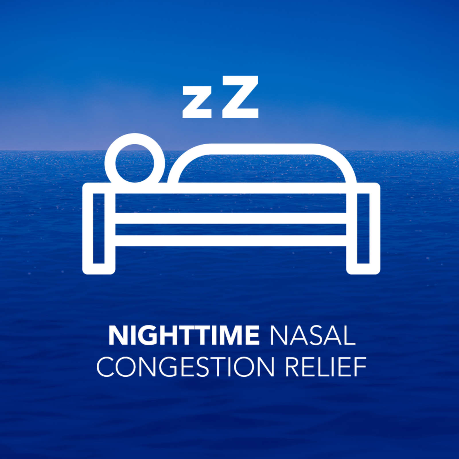 hydraSense Nighttime Congestion Nasal Spray -  with Cooling Eucalyptus, Ultra Nasal Congestion Relief Saline Spray, Fast Acting, Clinically-Proven, Non-Medicated, Non-Habit forming, Saline Solution, Natural Source Seawater, 20ml