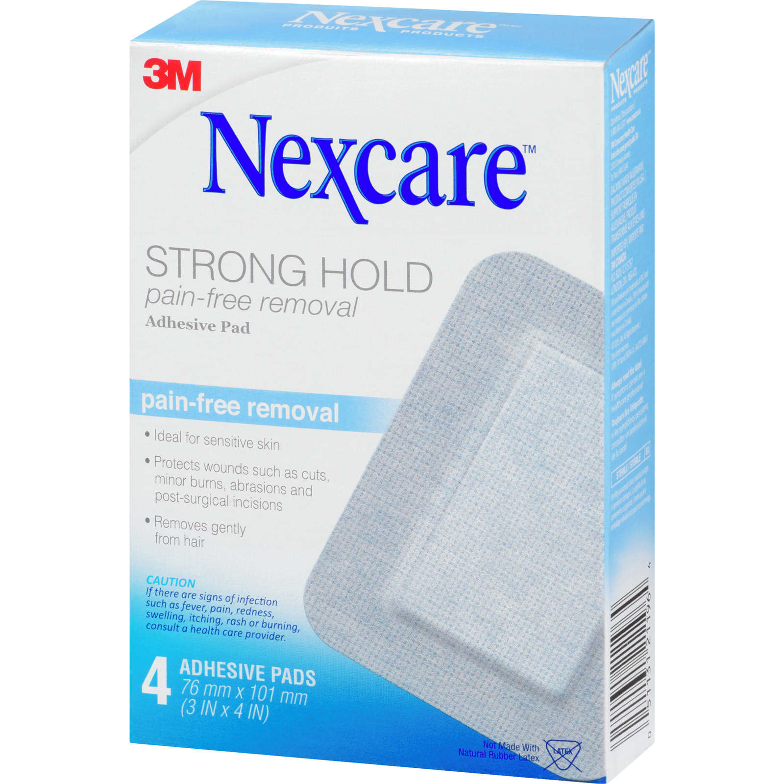 Nexcare™ Sensitive Skin Adhesive Pads Clipstrip