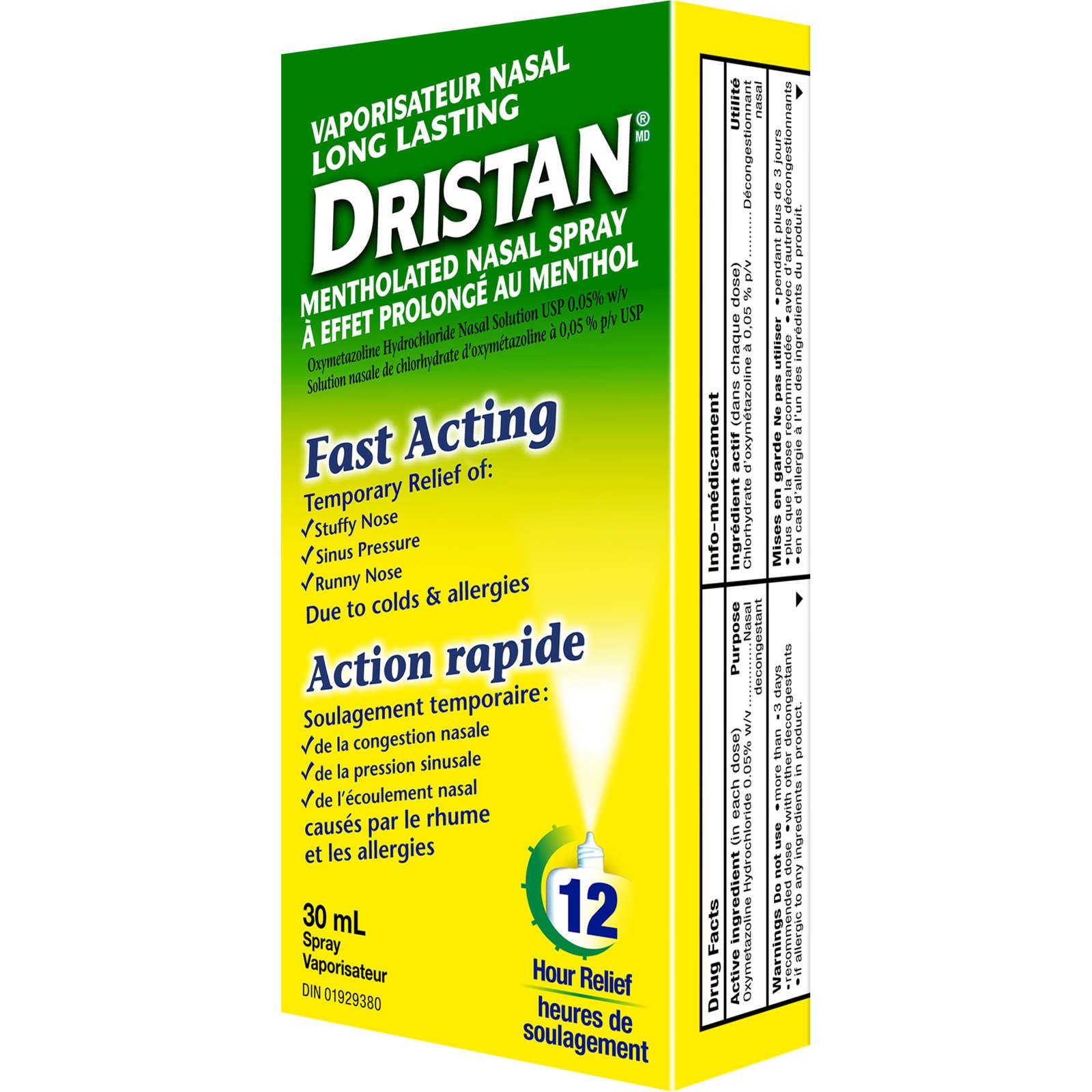 Mentholated Nasal Spray Long Lasting 30 ml