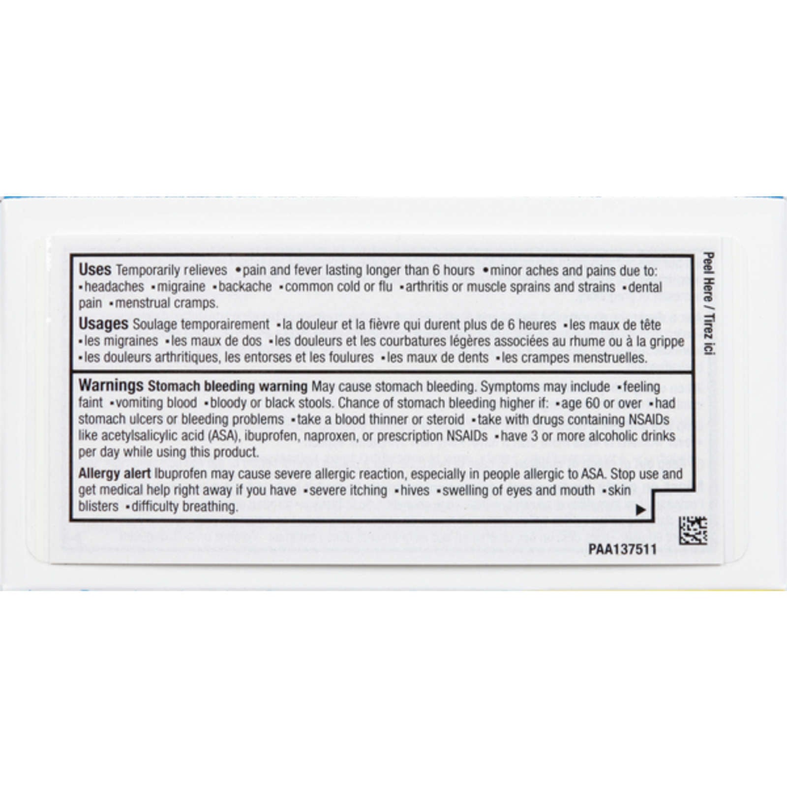 Advil 12 Hour Tablets for Extended Pain Relief, 600 mg Ibuprofen, 85 Count