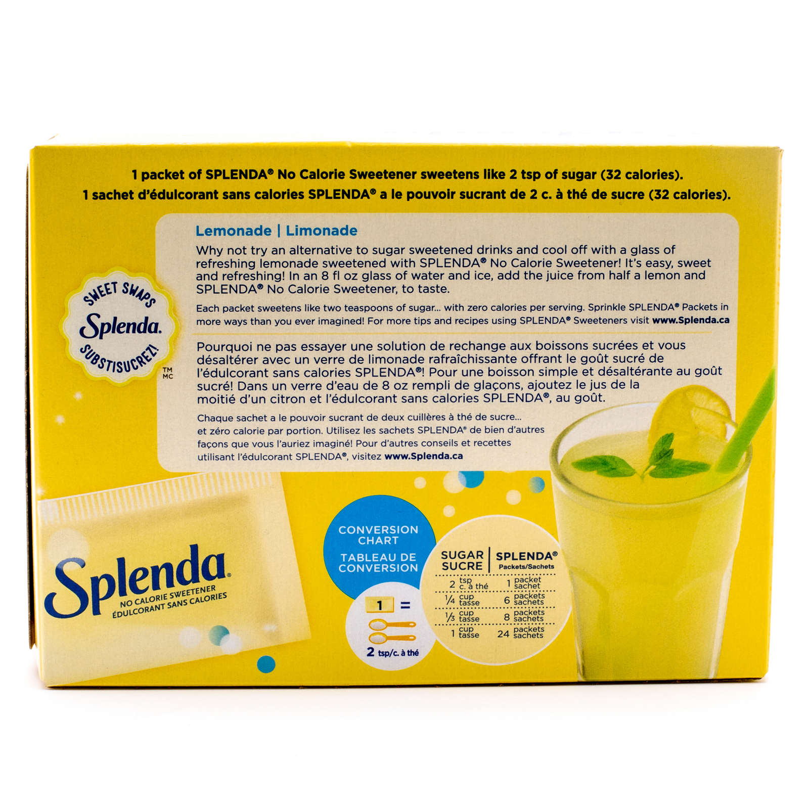 Splenda® No Calorie Sweetener Packets