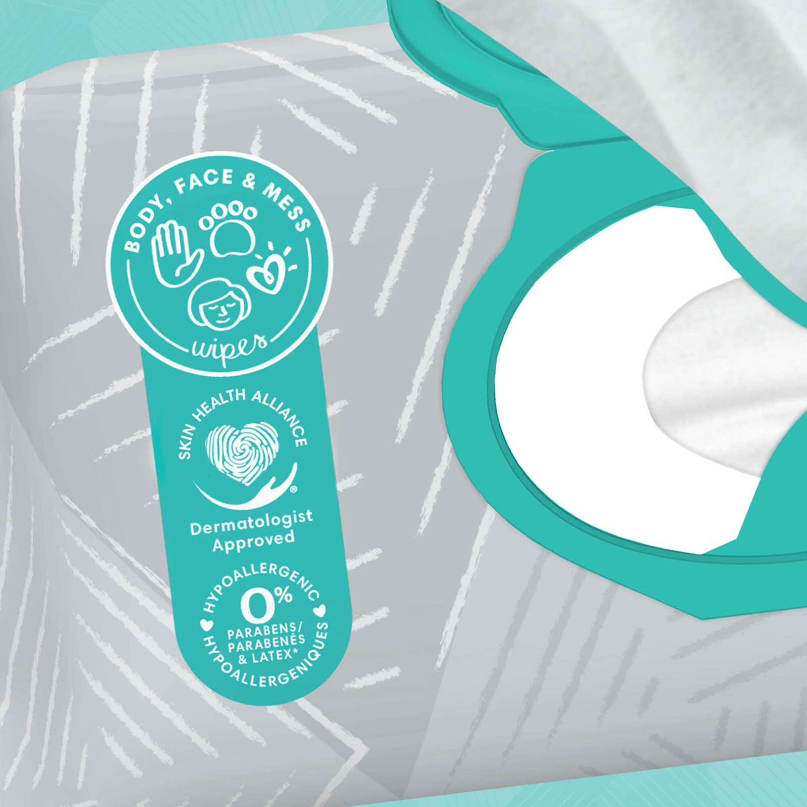 PAMPERS BABY WIPES EXPRESSIONS 1X FTMT Frag Free 8/56