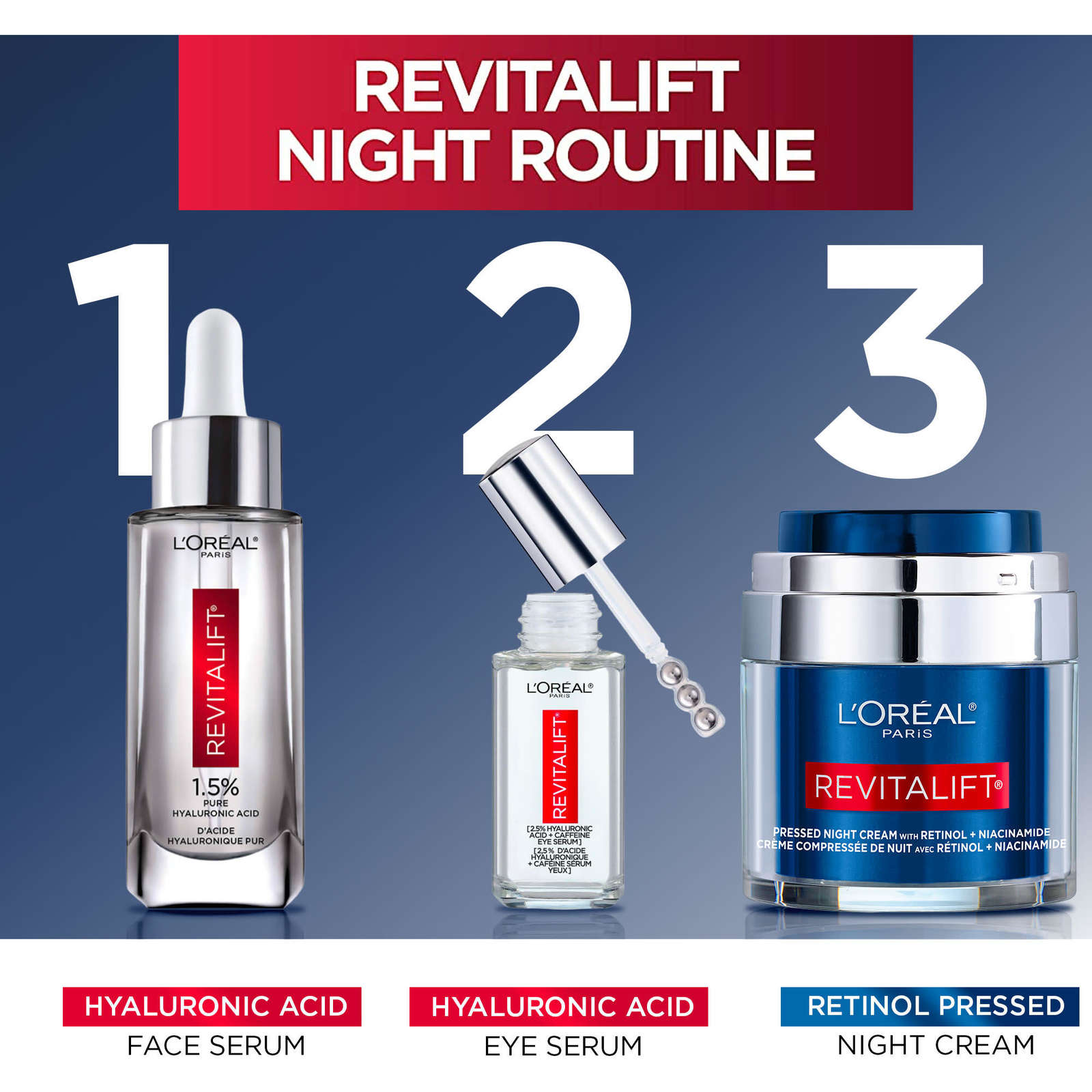 Moisturizer Night Cream Vitamic C Hyaluronic Acid Cream