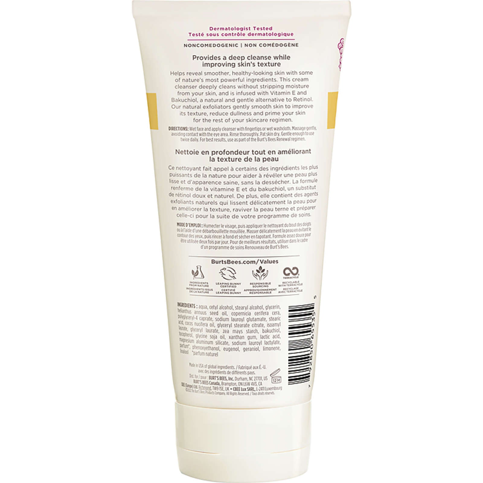 Face Wash, Renewal Refining Facial Cleanser with Bakuchiol Natural Retinol Alternative, 170 g
