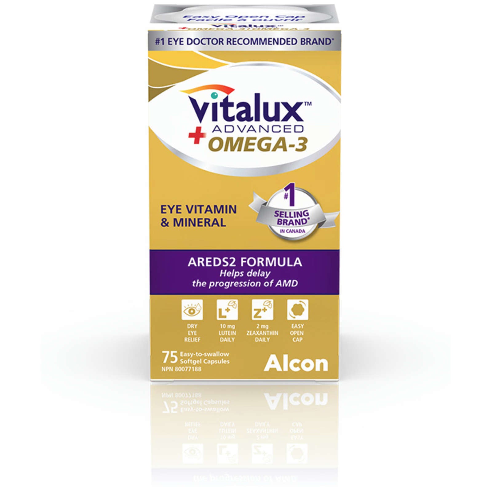 Vitalux Adv+Omega 3 Caps  75