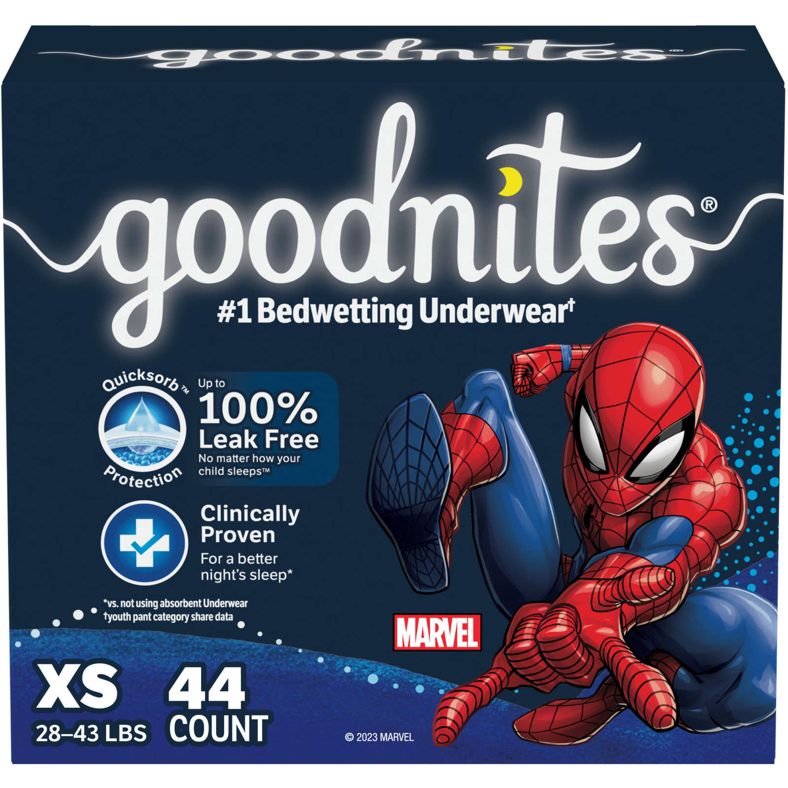 Bedwetting Underwear for Boys, XS