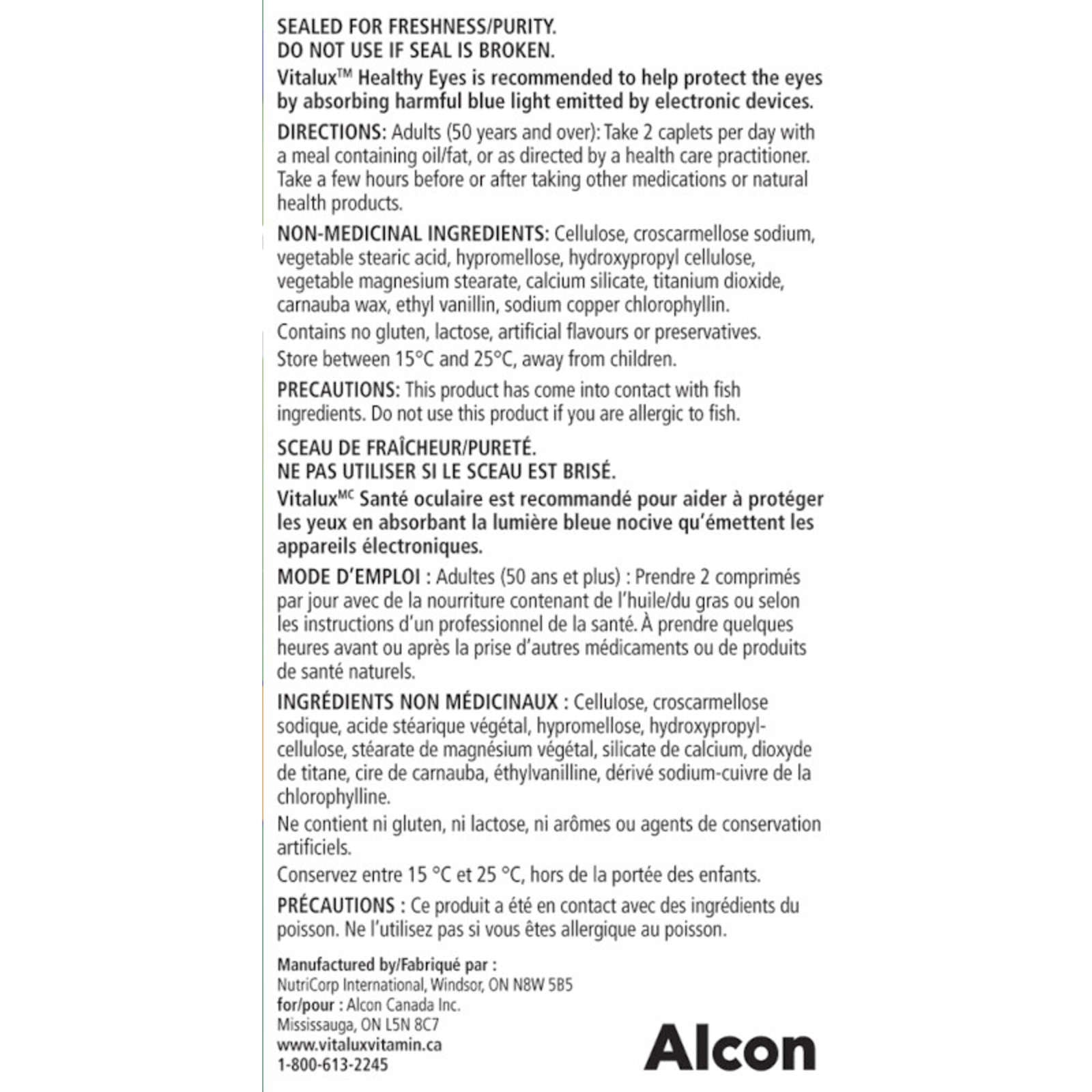 Vitalux Tb Healthy Eyes   60