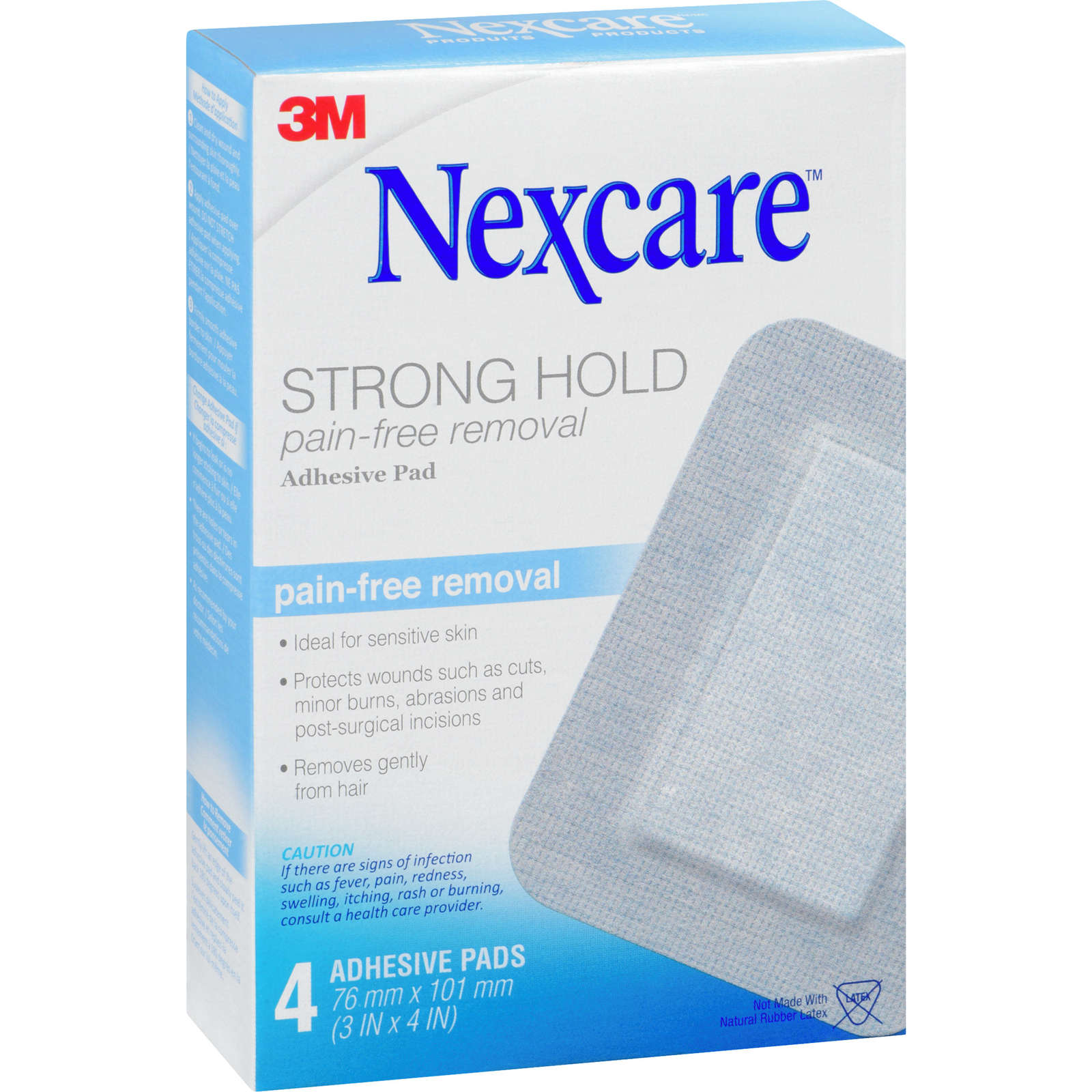 Nexcare™ Sensitive Skin Adhesive Pads Clipstrip