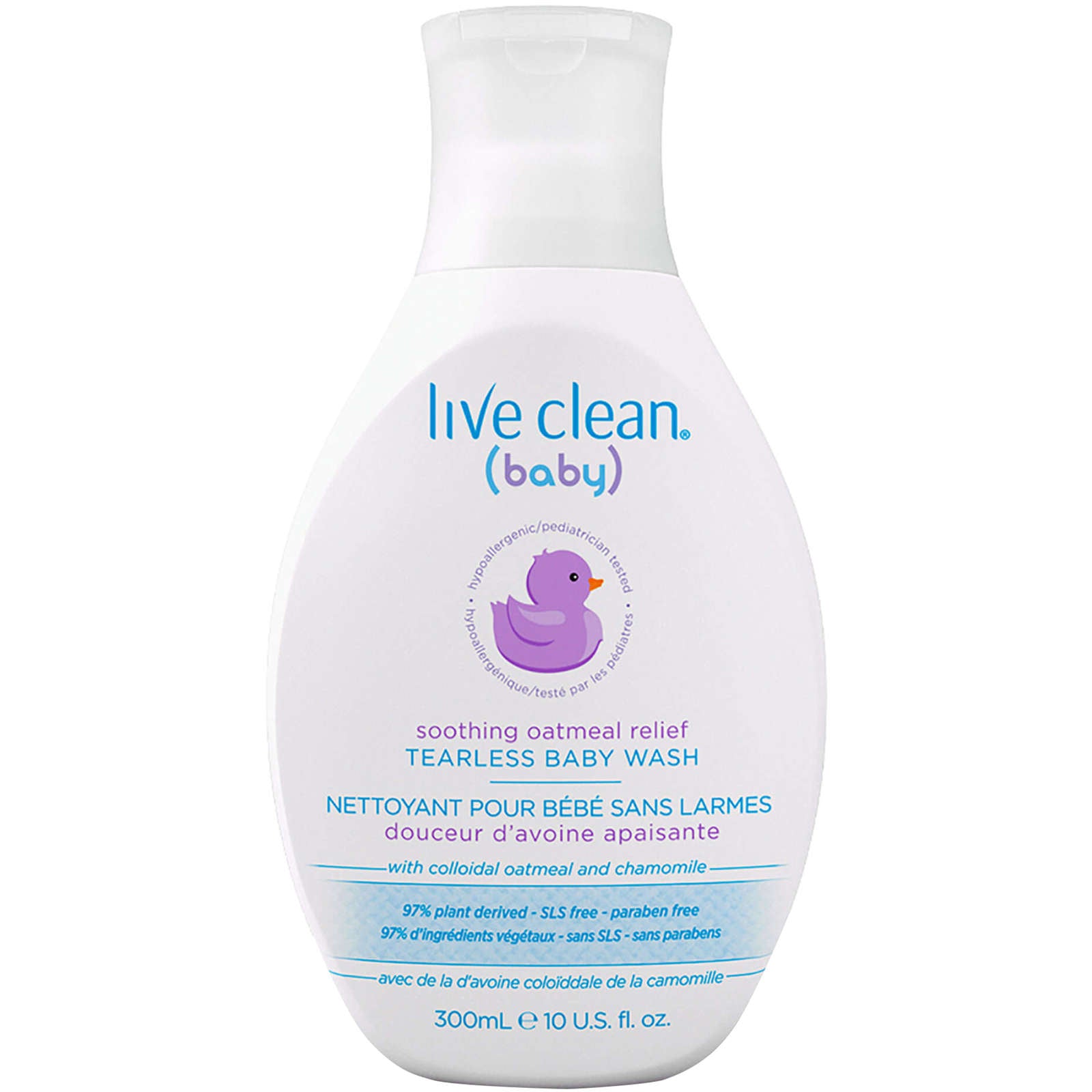 Live Clean Baby Soothing Oatmeal Relief Tearless Baby Wash