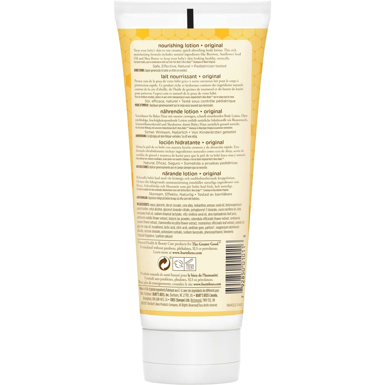 Burt’s Bees Baby Original Nourishing Lotion, 170g