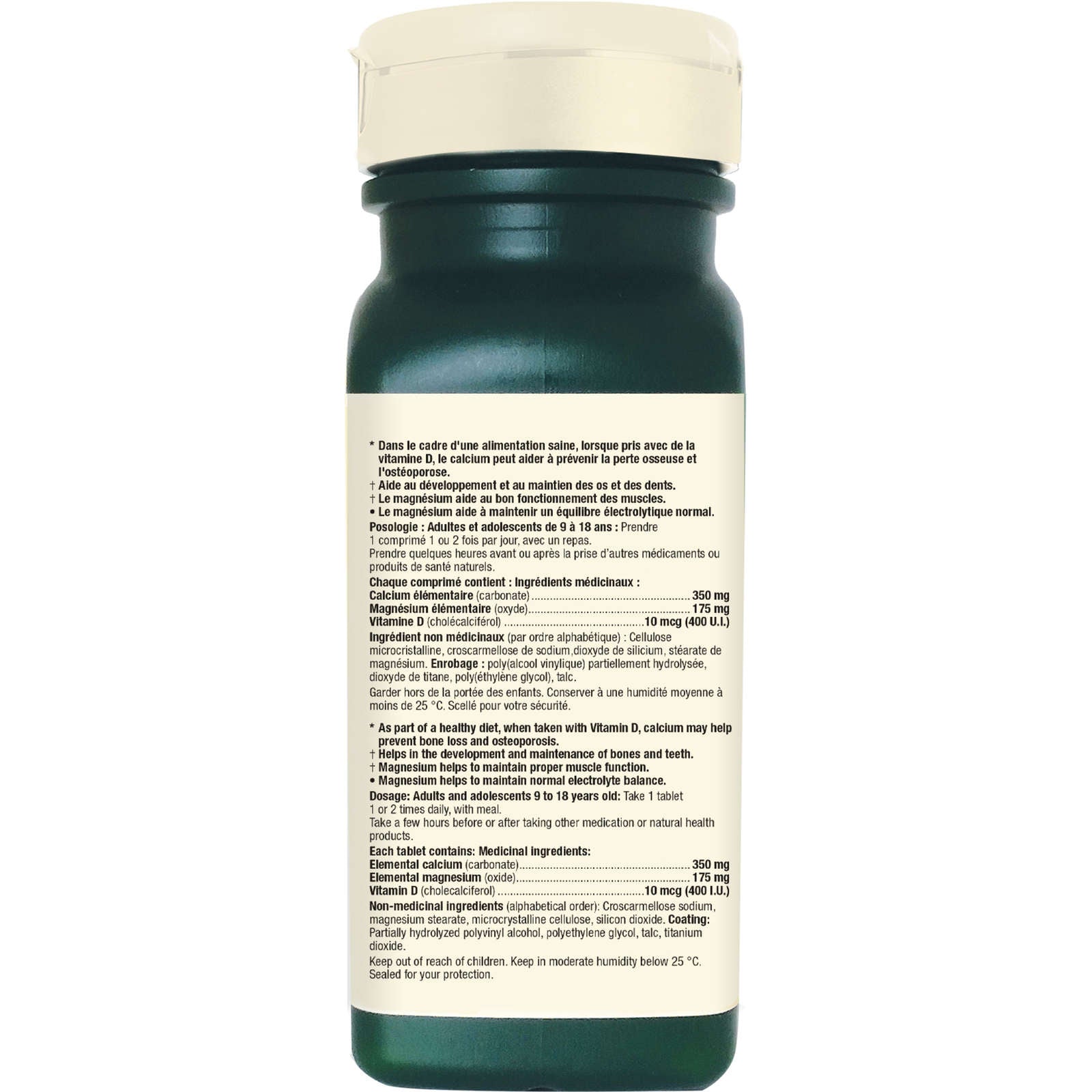 Calcium Magnesium Balanced Ratio + Vitamin D