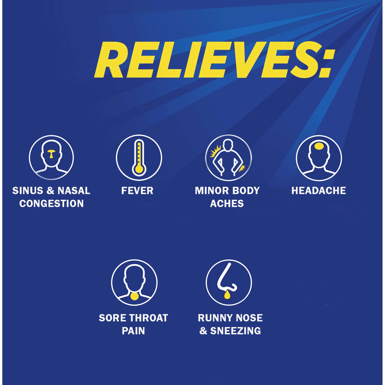 NeoCitran Cold & Sore Throat Night Hot Liquid Medication Regular Strength Lemon 10 pack