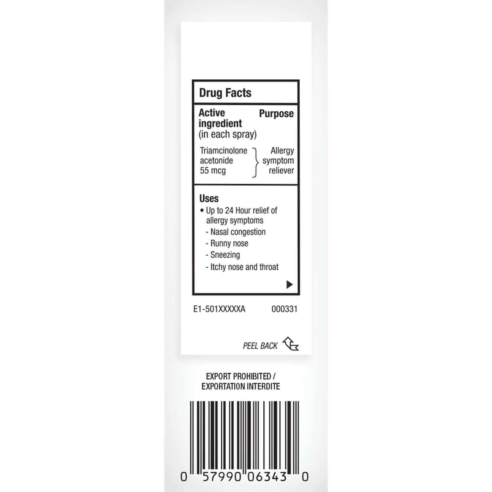 Nasacort Allergy 24hr 120 sprays