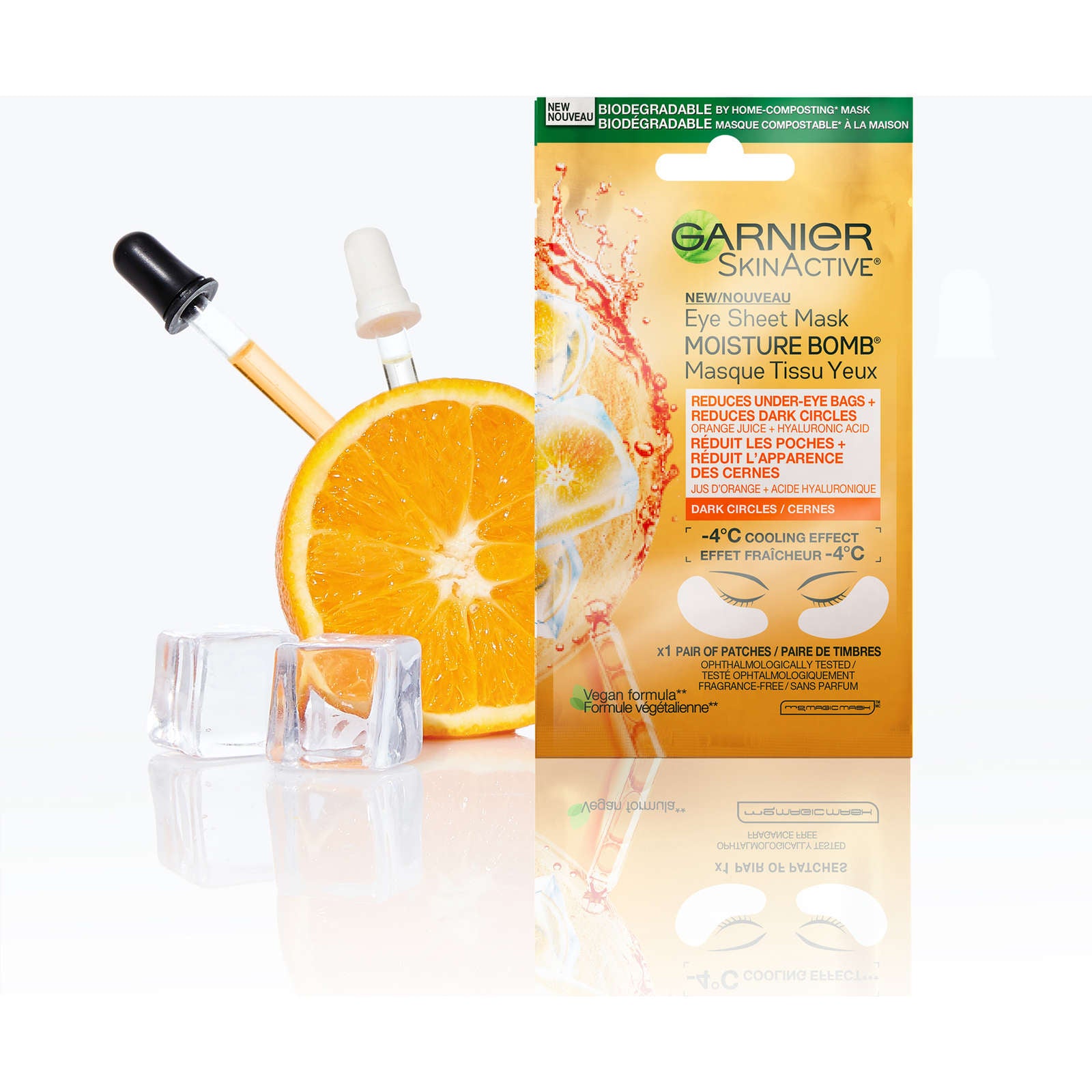 SkinActive Moisture Bomb Brightening Eye Sheet Mask