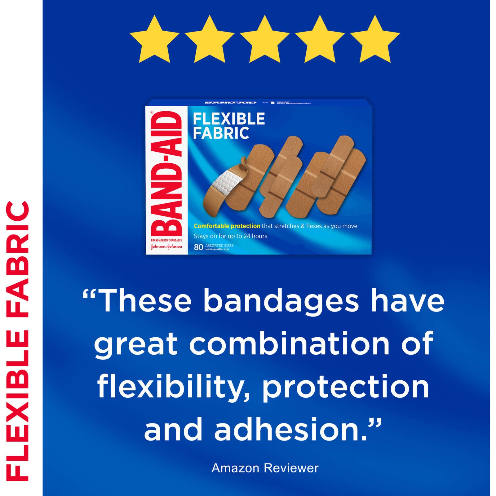 Flexible Fabric Adhesive Bandages