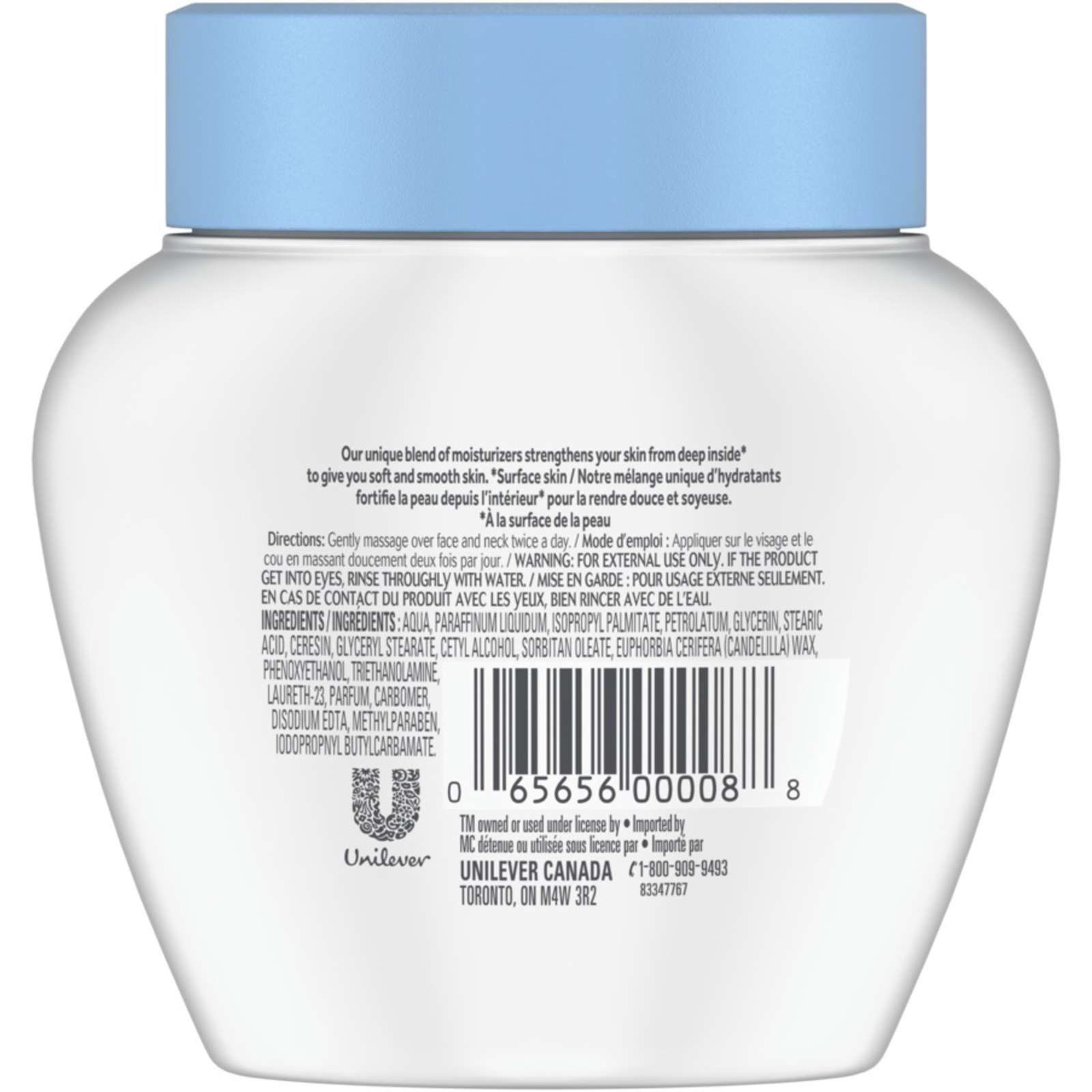 Pond's  Facial Moisturizer for dry skin Dry Skin Cream hypoallergenic 190 ml