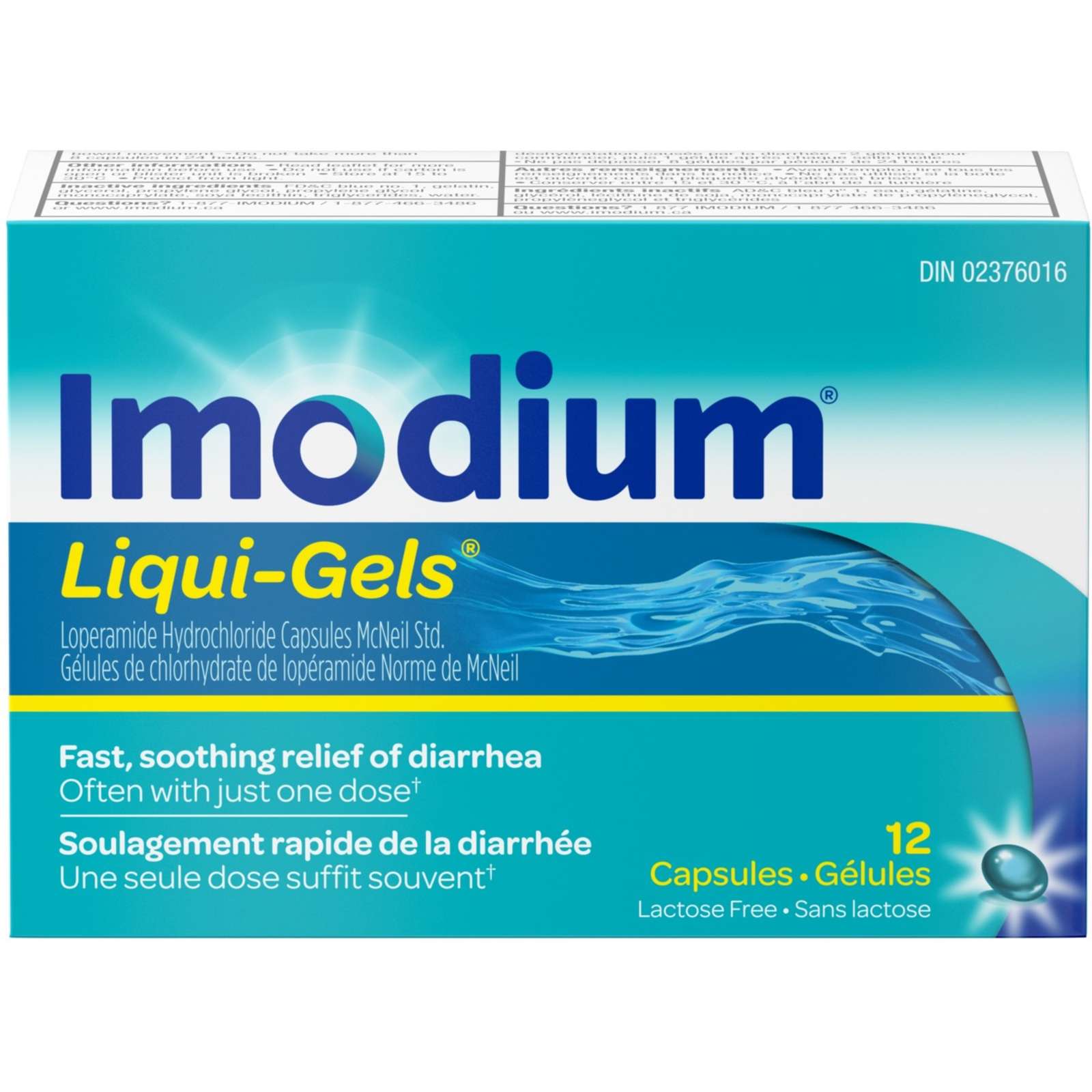 Imodium Liquid Gels 12s