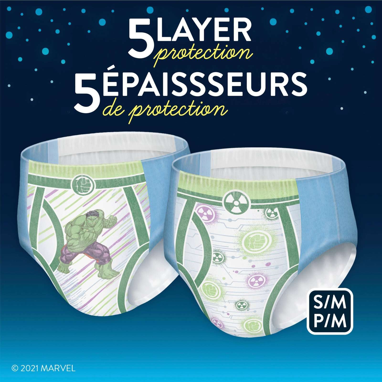 Bedwetting Underwear for Boys, XS