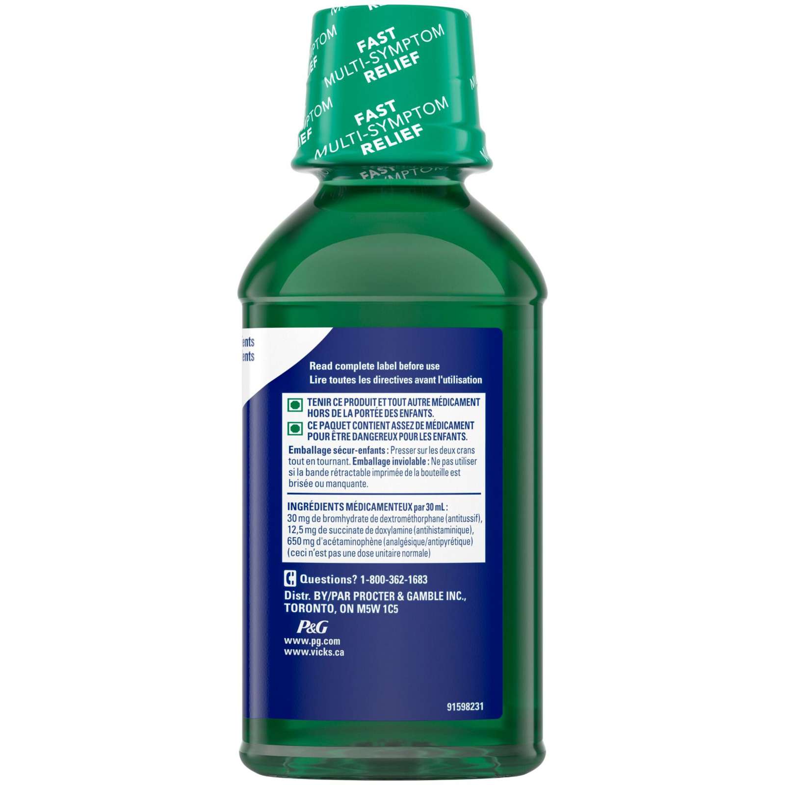 NyQuil Cold & Flu Nighttime Relief Liquid, Original, 354 ml