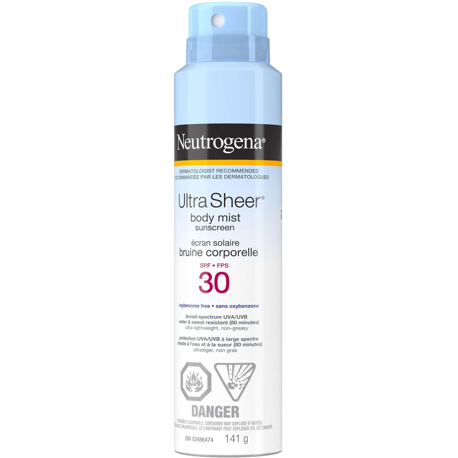 Ultra Sheer Body Mist Sunscreen Spray SPF 30
