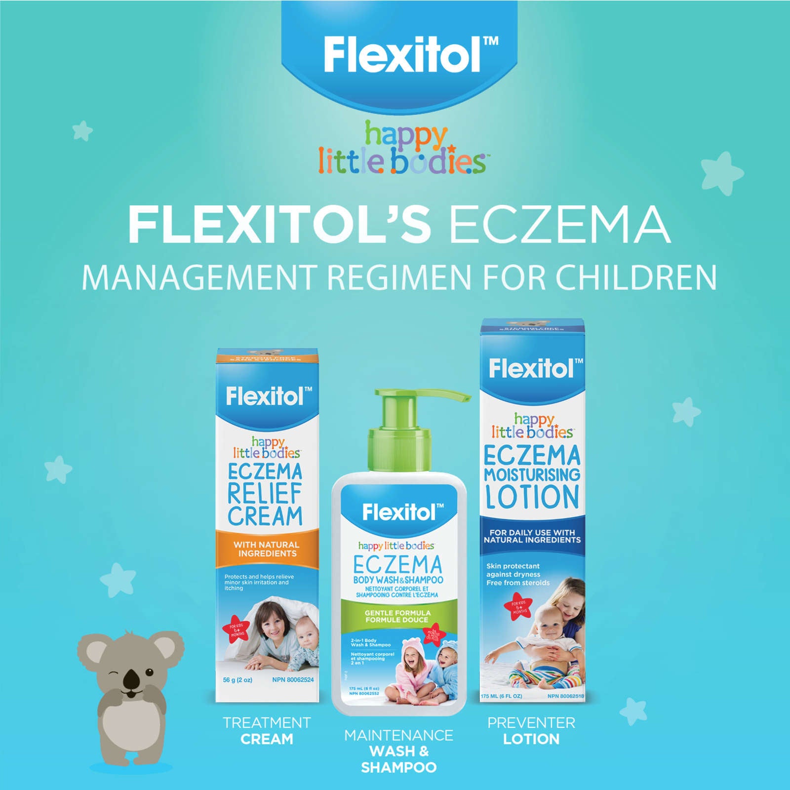 Happy Little Bodies™ Eczema Moisturizing Lotion