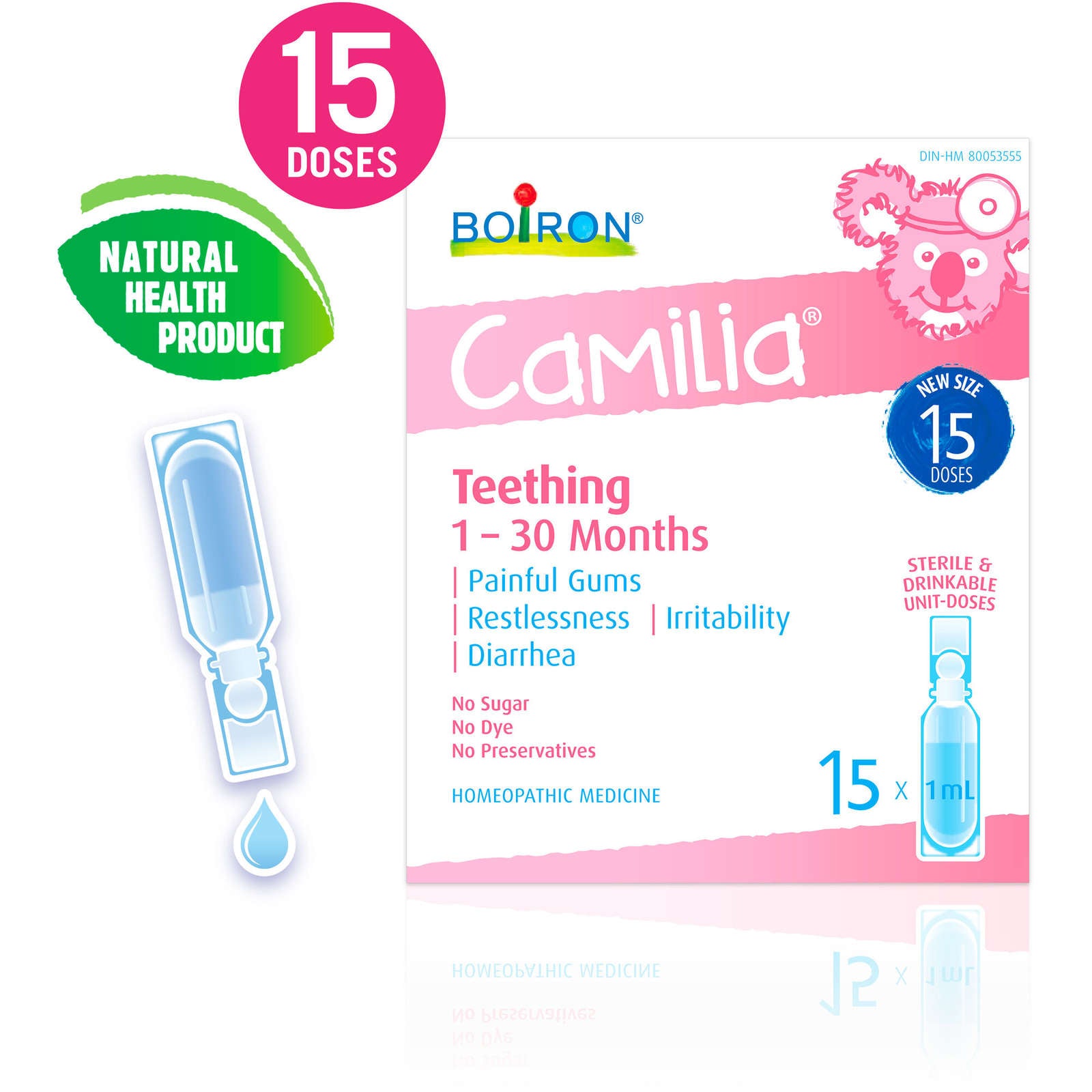 Camilia Relieves Teething Symptoms