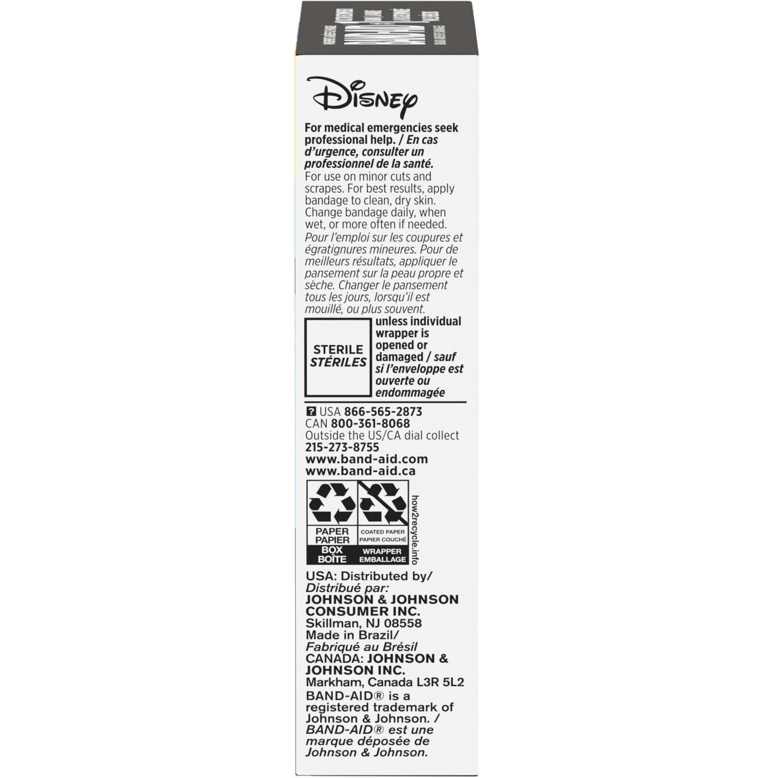 Adhesive Bandages for Kids, Disney Mickey Mouse